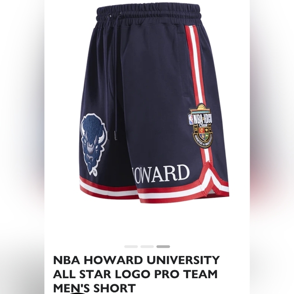 NBA x Howard University All Star Logo Pro Team Men's Shorts